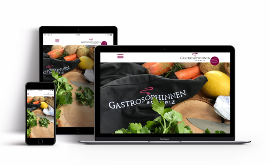 Gastrosophinnen Website Mockup